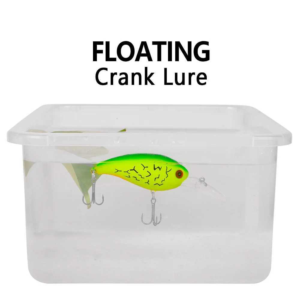 10cm 14.5g Crankbait Long Lip Fishing Lure Floating Bionic Wobbler Crank Bait Artificial Lure Hard Bait 3D Eyes Minnow Bass BaitXJ250122