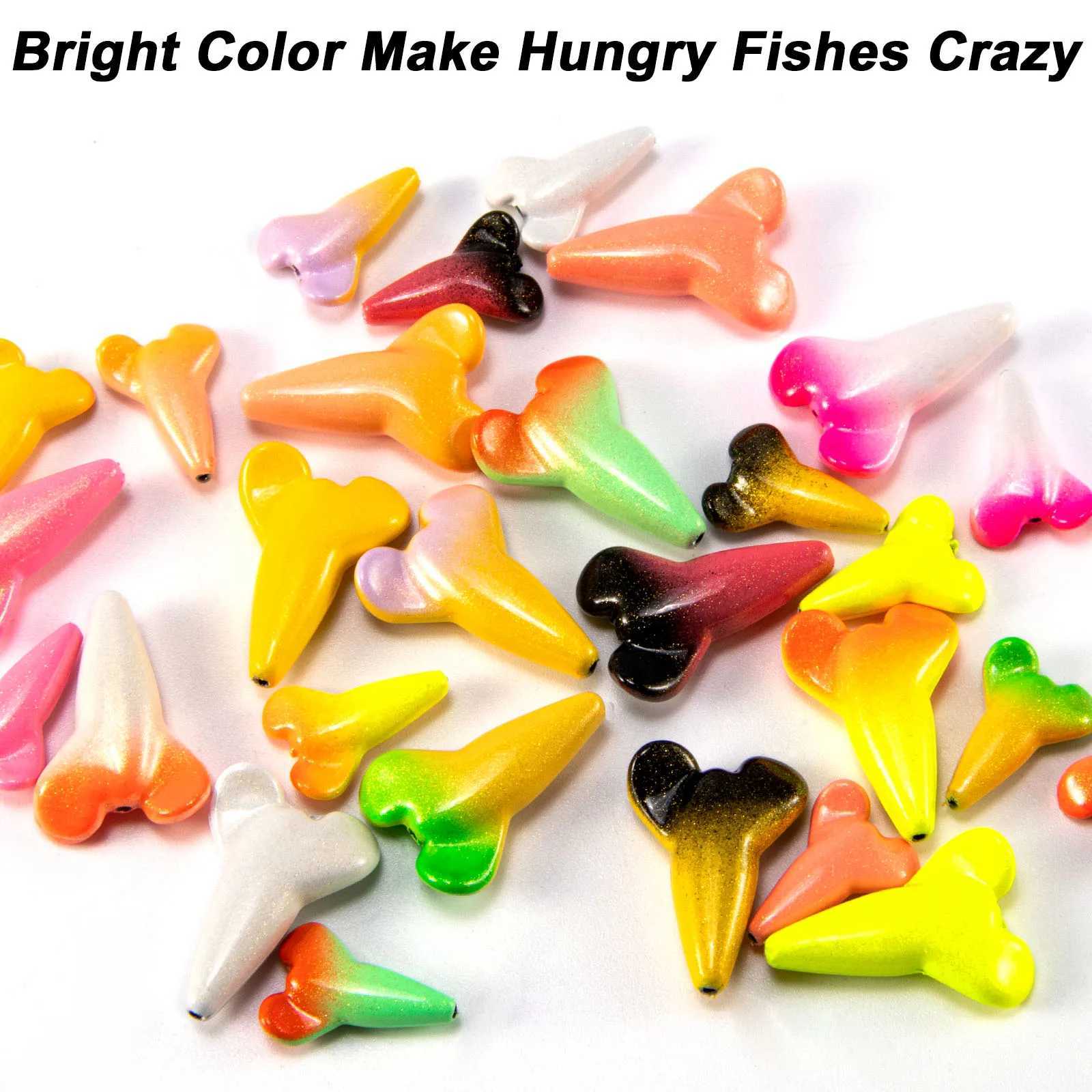 5pcs Fishing Bead Fishing Spinner Bodies Lure Making Supplies 1.3g 3.5g for Inline Spinner Spinnerbait Walleye Rig FreshwaterXJ250122
