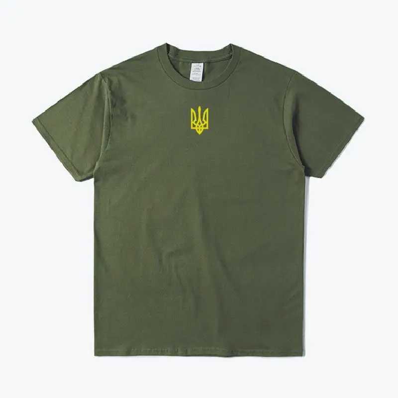 Unisex Im Ukrainian Shirt Ukraine Trident T-shirt Womens Ukrainian Patriotic Shirts Front and Back Print Tshirt Casual Tops X250203