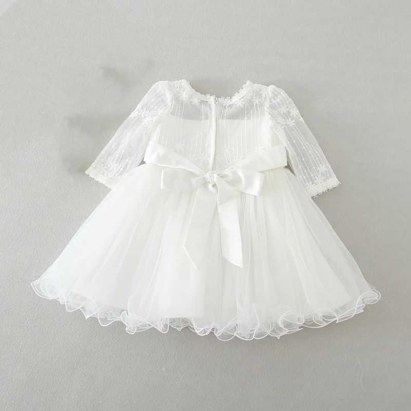 Baby Girl Baptism Dress Infant Christening Frocks for Children 1 First Birthday Party Princess Gowns Wedding Dresses W10 X250203