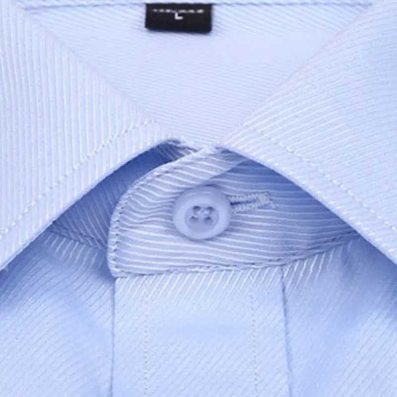 6XL Mens long-sleeved shirt Spring/Summer Formal Dress Business Casual Cotton no-iron High quality breathable plus sizeXJ250121
