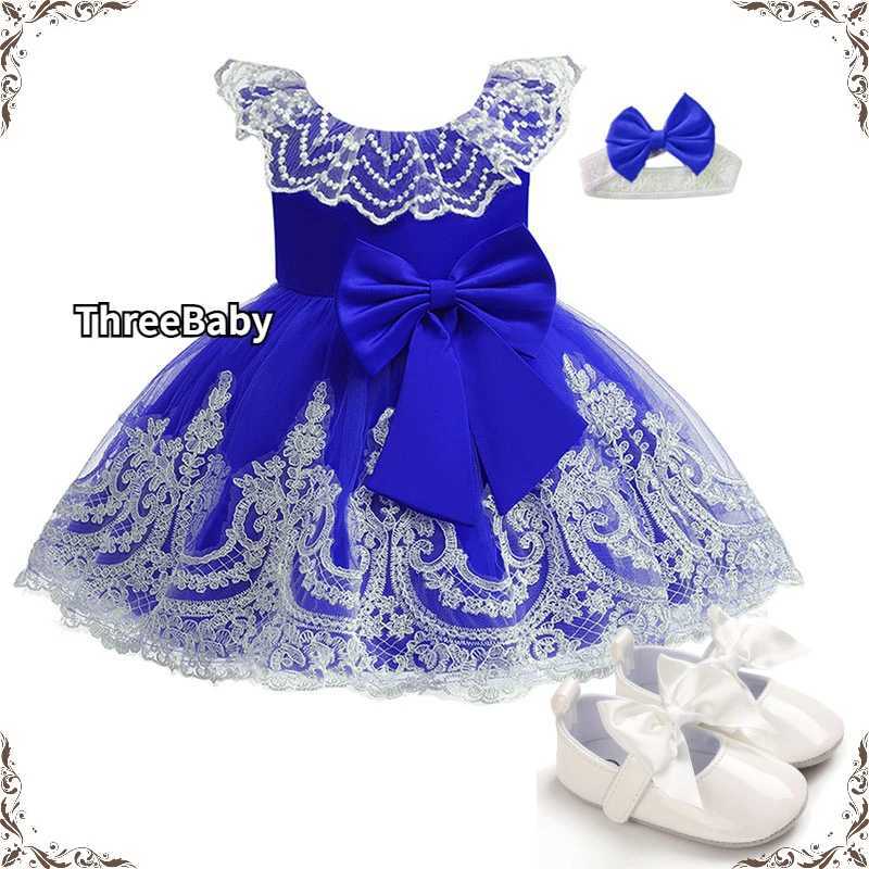 Baby Girl Dress 1 Year Old Christening Birthday Tutu 1st Birthday Gown Toddler Pageant Party Wedding Infant Photo Shoot Outfit X250203