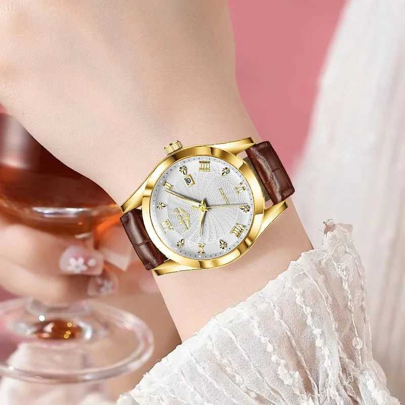 LIGE Wen Watch Fashion Leather Military Sport Waterproof Watches For Wen Top Brand Luxury Wens Bracelet Watch Reloj Mujer X250203