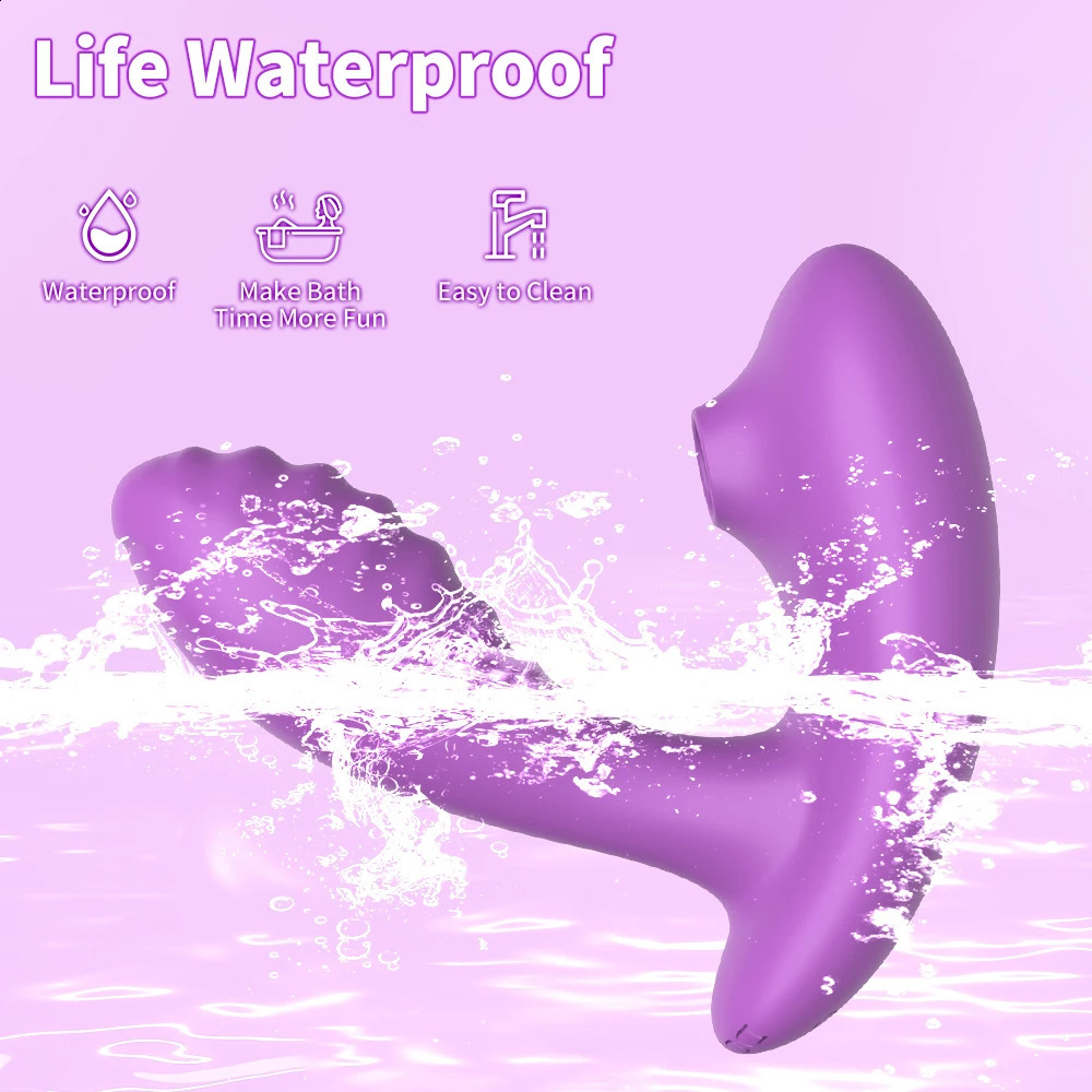 Wireless Remote Control Invisible Wearable Sucking Vibrator For Women G Spot Clit Sucker Clitoris Stimulator Dildo Sex Toy 250114