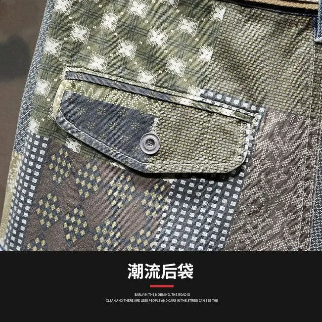 Harajuku Fashion Clothing Casual Denim Knee Length Shorts for Men Summer 2024 Hip Hop Streetwear Short Jeans 250121