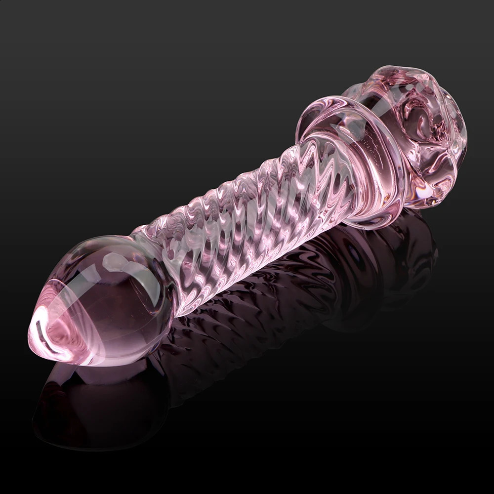 Glass Rose Decorative 22-35mm Anal Beads Butt Plug for Women Vaginal Dilator Female Masturbator Sex Toys Men Prostate Massager 250108