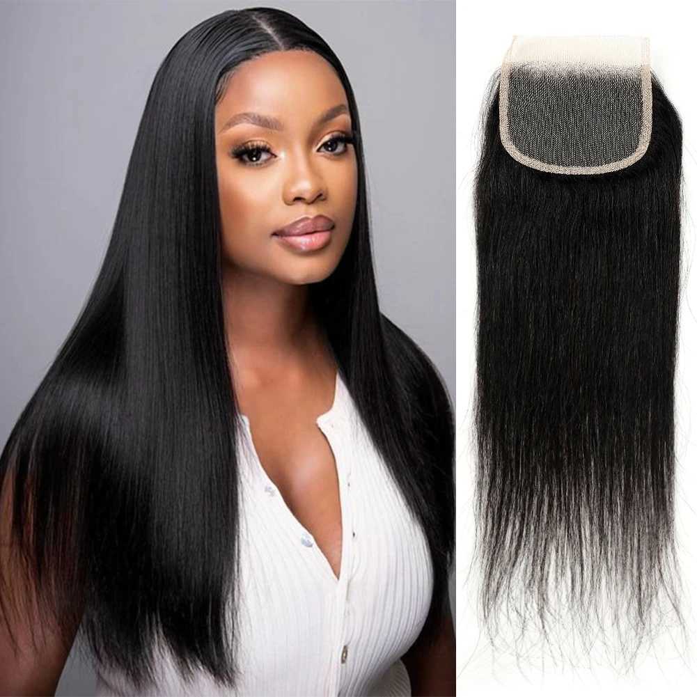4x4 Lace Frontal Brazilian Straight Clo Human Hair Transparent Ear to Ear Frontal Extensions for WomenXJ250120