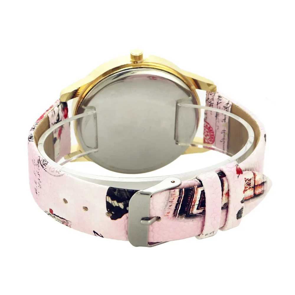 Fashion Watches Men Rhinestone Inlaid Flower Round Dial Faux Leather Band Quartz Watch Fashion Quartz Wristwatch Men Watches X250203
