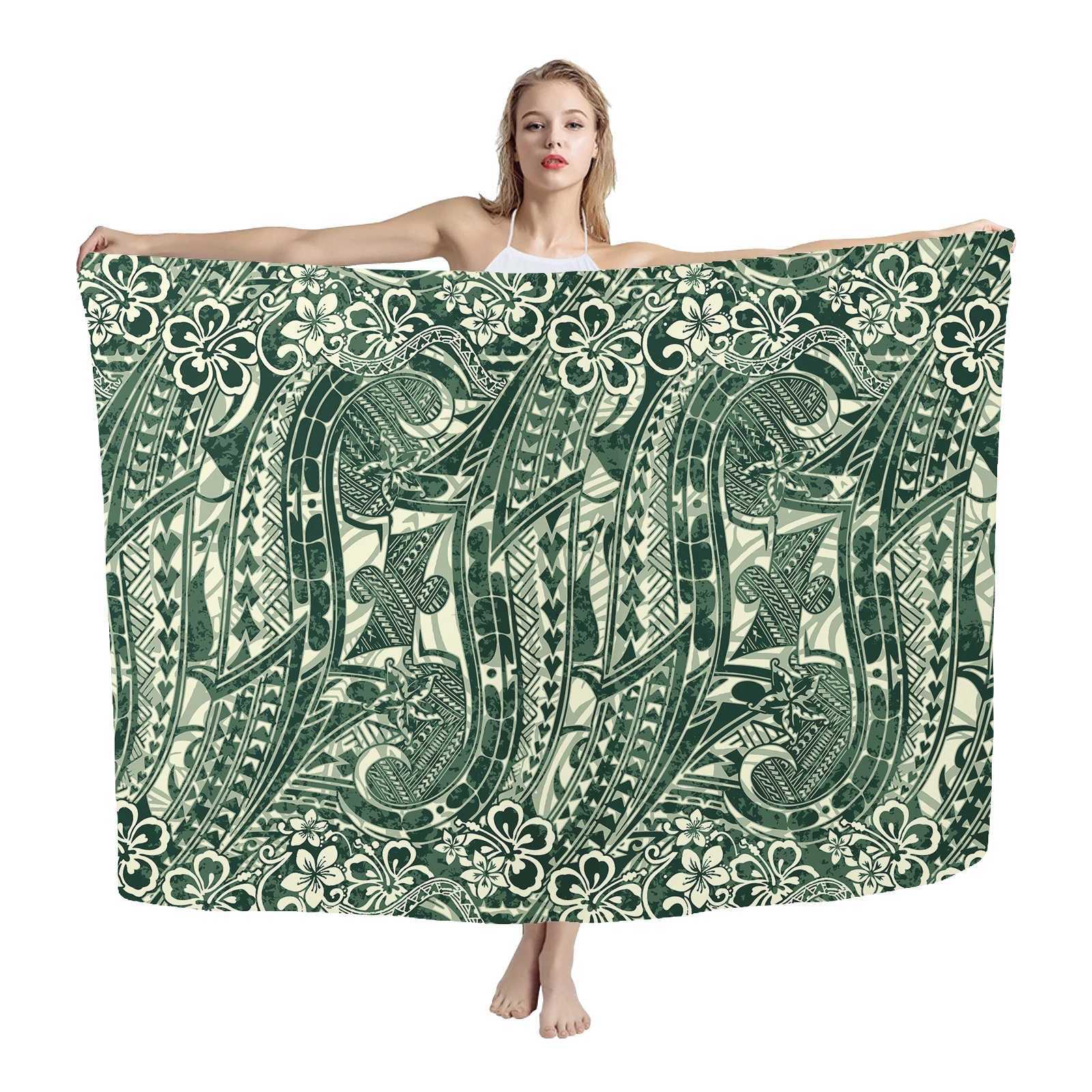Custom design cover up swimwear che printed sexy mature women ladies beach sarong pareo haii pareos beach W250120
