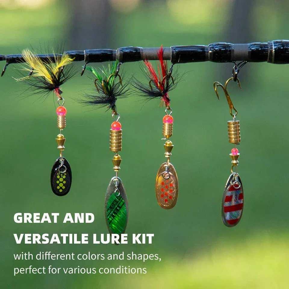 Metal Spoon Spinner Lure 2 to 8g 3.5g 10pcs/Lot Spoonbait Crankbaits Fishing Wobblers For Pike Crochet Set Bait TacklesXJ250122