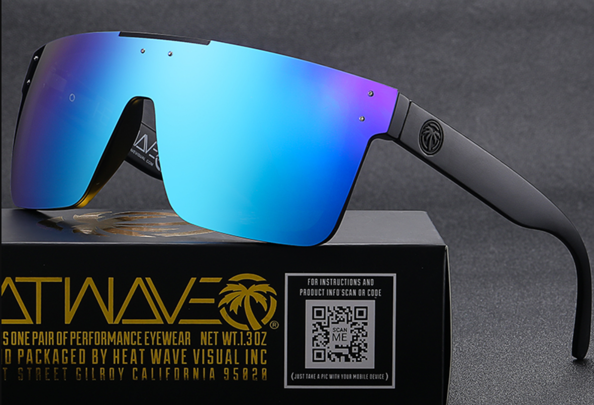 Luxury heat wave Sunglasses Unisex Riding Glasses Sports Eyeglasses Cycling Glasses Men & Women Glasses UV400 Eye Safety, Versatile Fit for Both Genders