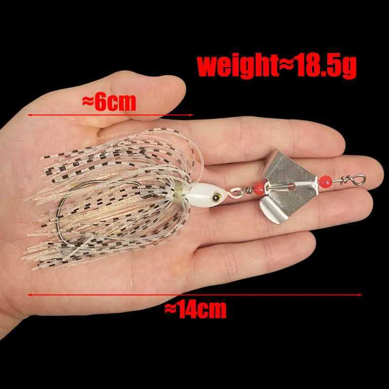 New arrival spinner bait fishing lure Chatter bait Dancer Buzzbait for bass pikeXJ250122