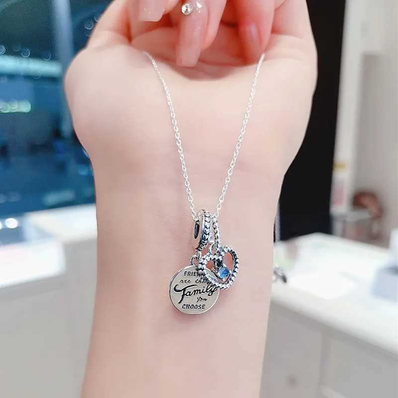 2025 Top selling Womens 925 Pure Silver Luxury Classic Jewelry Full Diamond Necklace Boutique Gift Free ShippingXJ250114