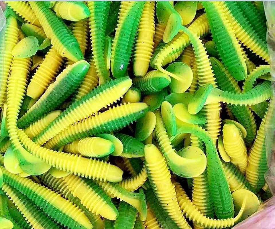 Fishing Lures 6cm- 8cm Plastic Silicone Bait Artificial Wobbler Worm Swimbait Predator Soft Lure shad for Pike Bass Sea TackleXJ250122