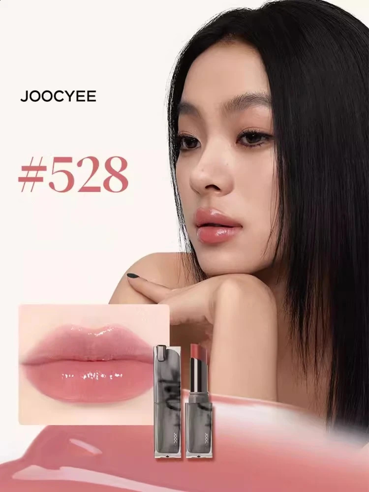 Joocyee Glazed Rouge Upgrade Crystal Frozen Film Version Glass Lipstick Lip Makeup Smoky Longlasting Lipstick 250108