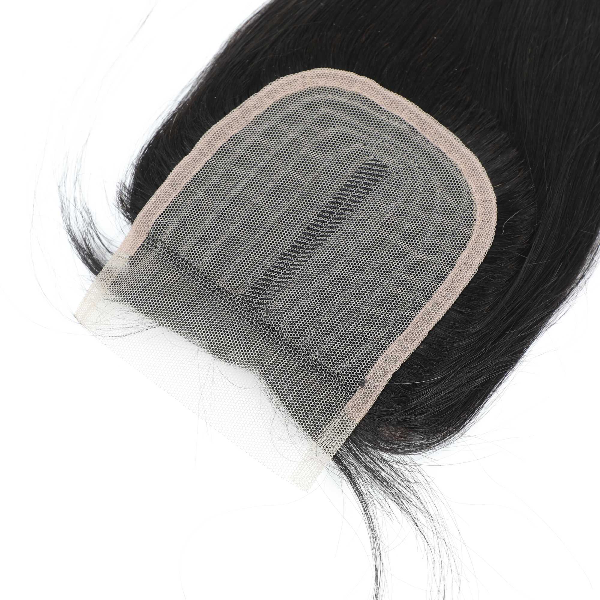 T4x4x1 Part Lace Clo Middle Part Brazilian Straight Human Hair Lace Clos For Black Wome 12-24 Inch Wholesale PriceXJ250120