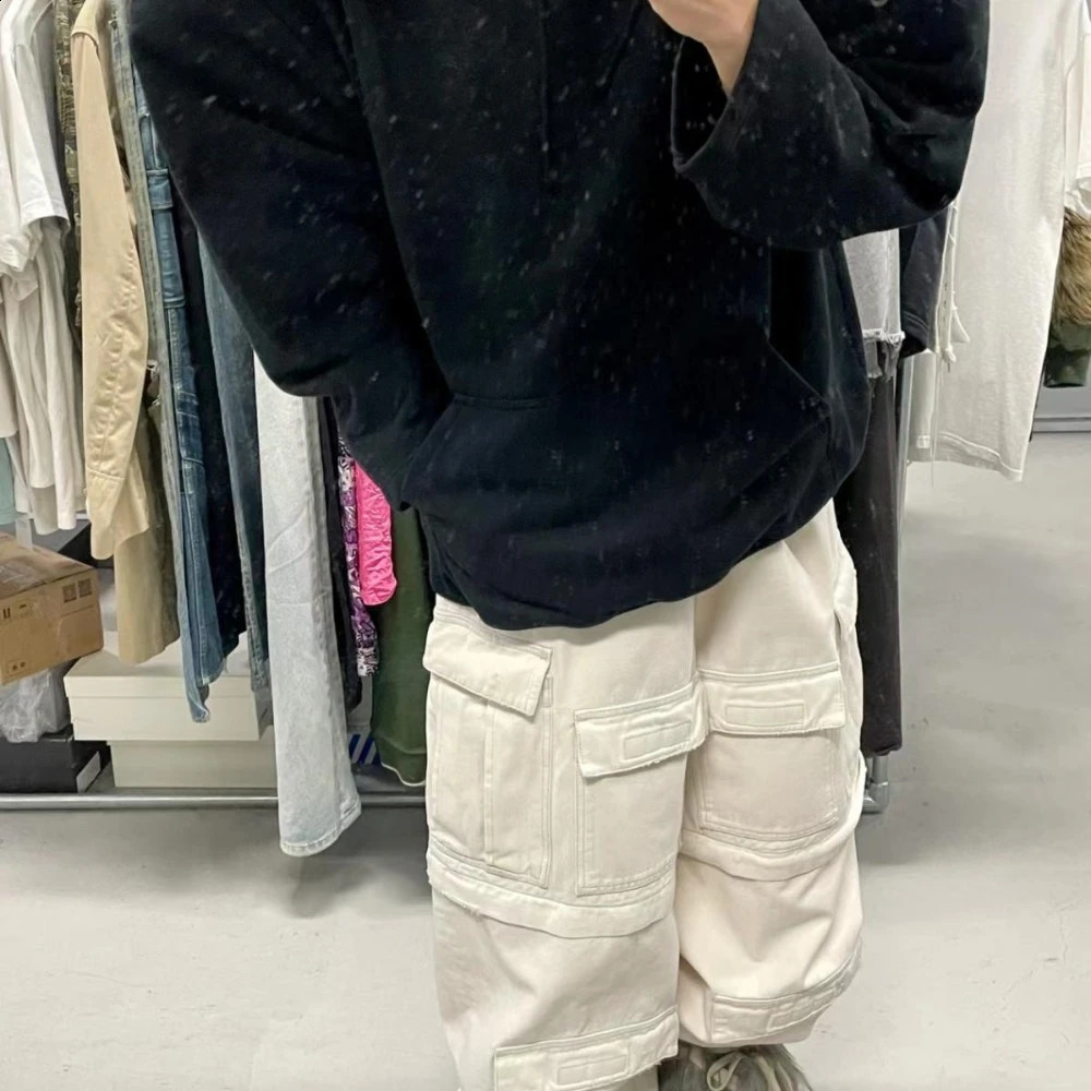 NIGO Mens Spring Summer n Huge Padded Shoulder 7 Sleeve Tshirt High Street Trend Hip Hop Short Top #NGTOP11653 250108