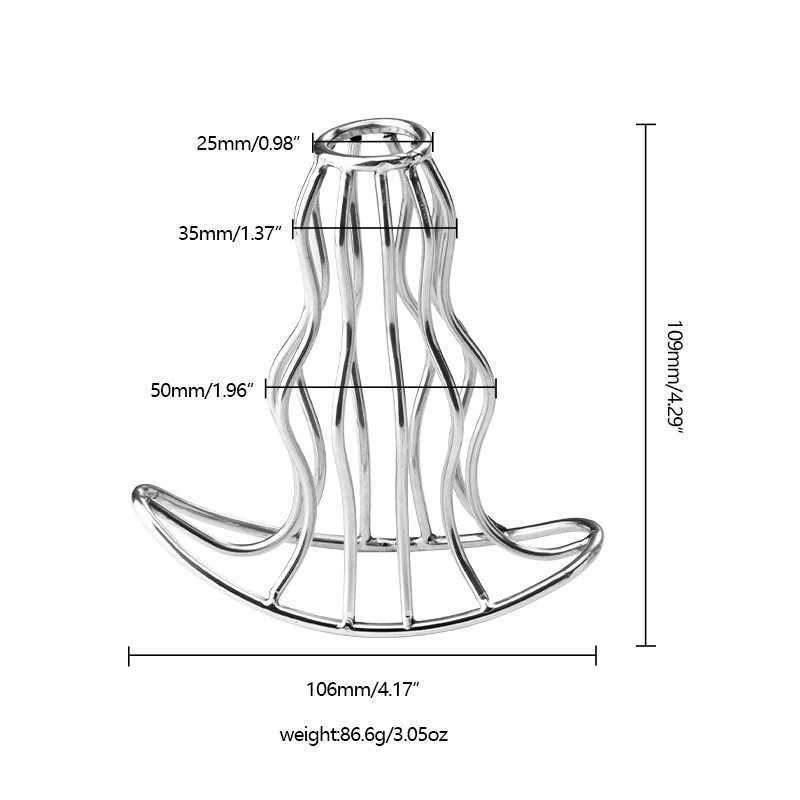 Hollow Metal Anal Plug Sex Toy Stainless Steel Vagina Speculum Anus Extender Dilator for Men Women Butt Plug Prostate MassageXJ250121