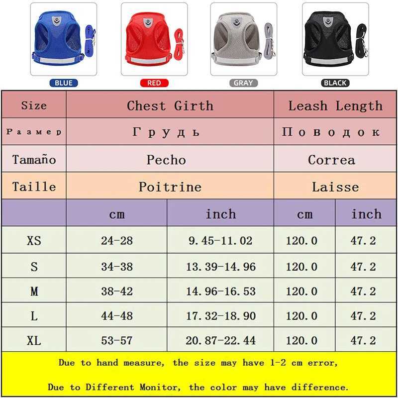 Dog Harness and Leash Set Outdoor Training Walking Harnesses Safety Sport Puppy Vest Pet Harness For Small Dogs Cats 250116