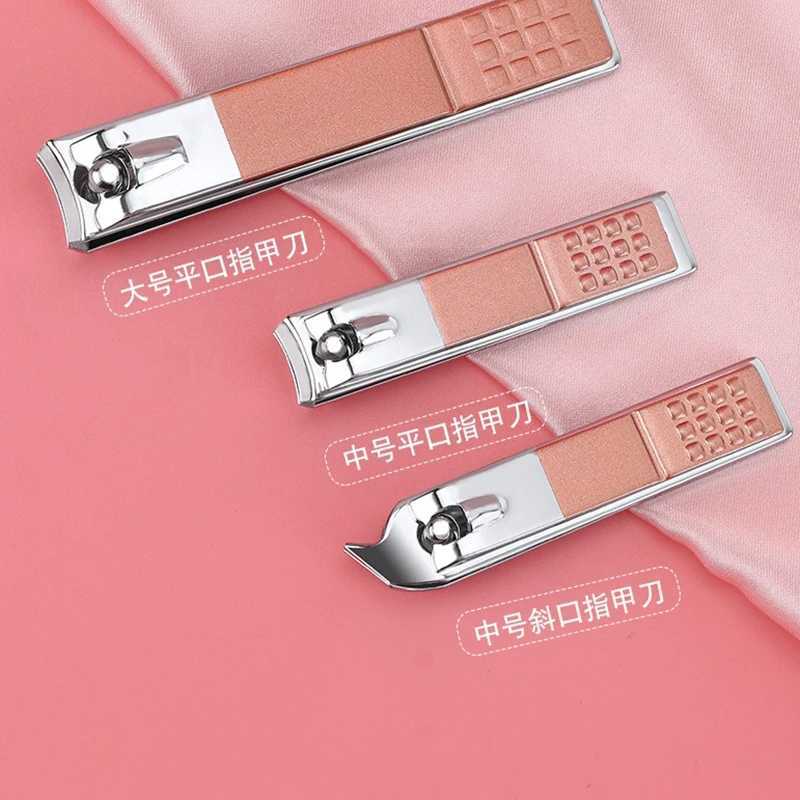 15Pcs Portable Manicure Set Professional Nail Foot Care Pedicure Nail Clippers Pedicure Knife Grooming Kit with Pink Folding BagXJ250121