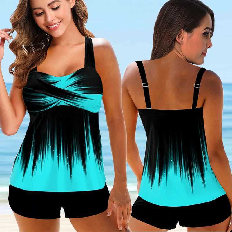 Women Beachwear Swim Rainbow Fire Summer Tankini Monokini Swimwear Bathing Suit Two Pieces Bikini Set Swimsuits Womens S-6XLXJ250120