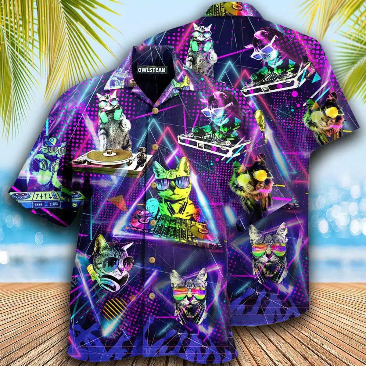 Dart Hawaiian Shirts Men Women Fashion Oversized Blouses Mens Vocation Lapel Shirts Beach Camisas Mens Clothing OwlXJ250121