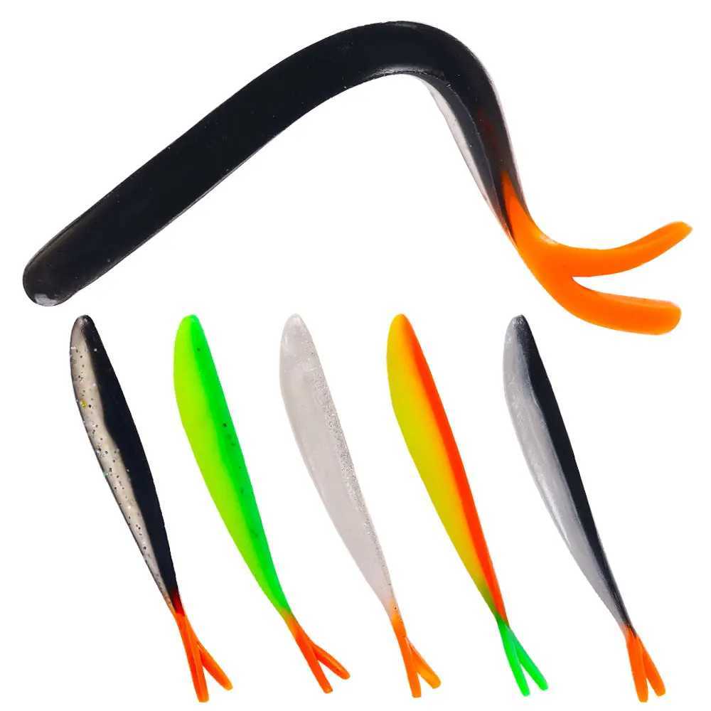 Soft Swimbait 10.5cm 3g Floating fork-Tail Fishing Lure TPR Paddle Tail Soft Lure Material Fishing BaitsXJ250122