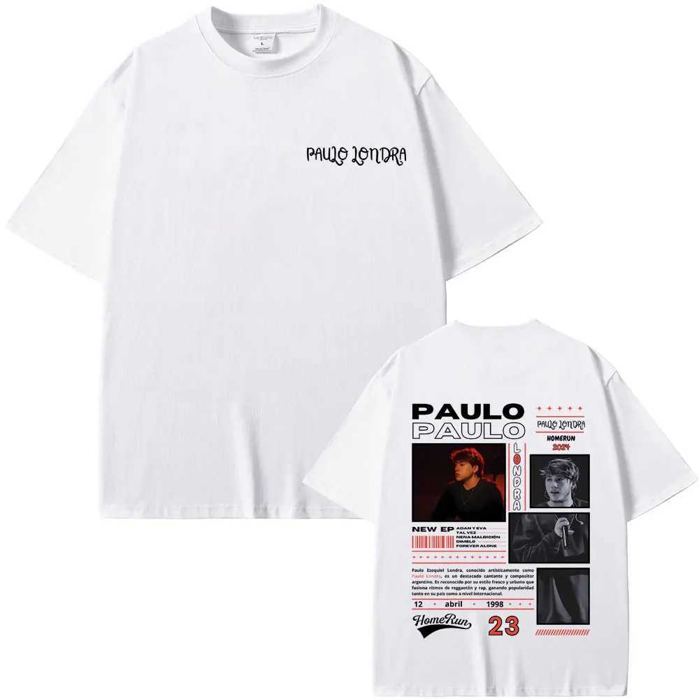 Best Famous Rapper Paulo London Homerun Graphic T-shirts Men Women Hip Hop Vintage T Shirts Male Fashion Casual Oversized Tshirt X250203