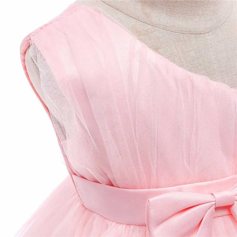 2024 New Baby Girl Dress Flower Newborn Baptist Princess Dress First Birthday Party Dress Christmas Evening Dress X250203