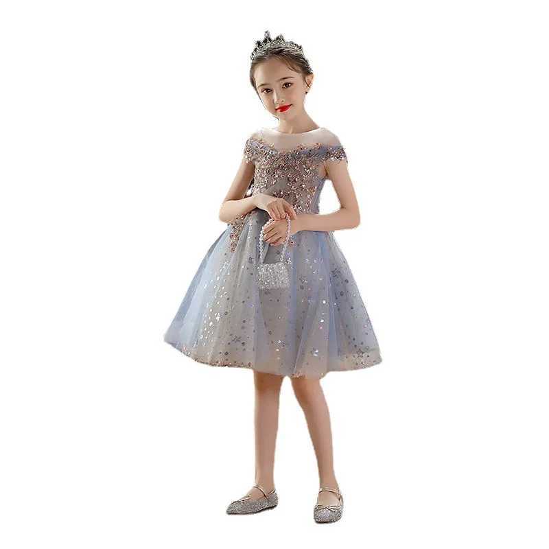 Christening Dress Girl Childrens Party Dress Kids Dresses for Girls From 8 to 12 Years Old Elegant Baby Kid Prom Luxury 14 X250203