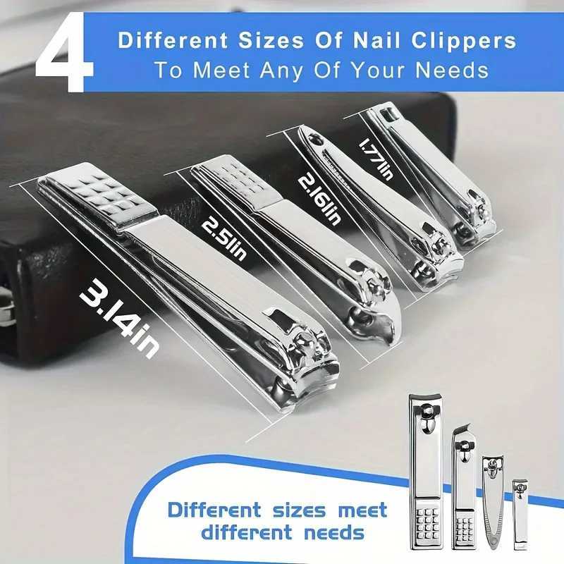 30 pcs Nail Clippers Manicure Tool Set With Portable Travel Case Cuticle Nippers And Cutter Kit Professional Nail Clippers PXJ250121
