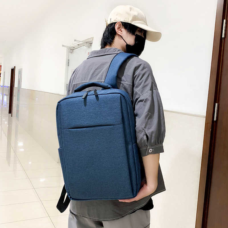 New Fashion Computer Backpack Business Travel Backpack Simple Mens Business Backpack Gift Bag