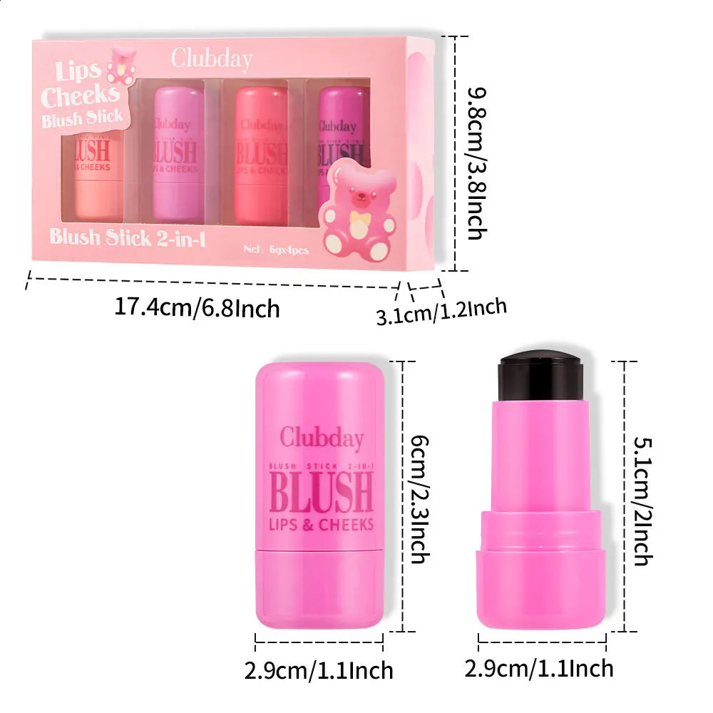 Jelly Blush Set Q-Pop 4-Color matte Blush 250108