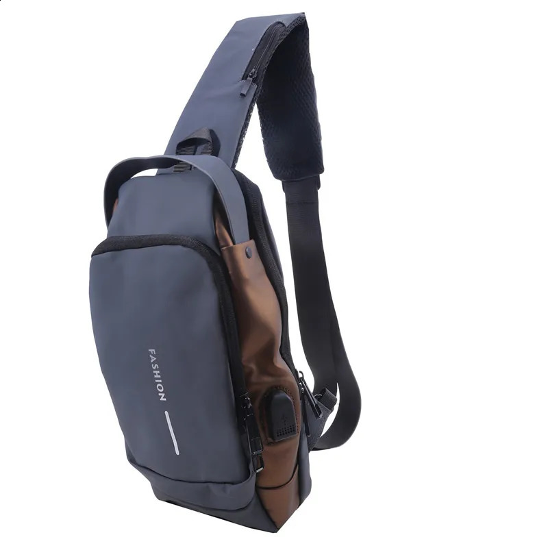 Anti theft password lock motorcycle bag mens with USB charger multifunctional saddle sports waist 250122
