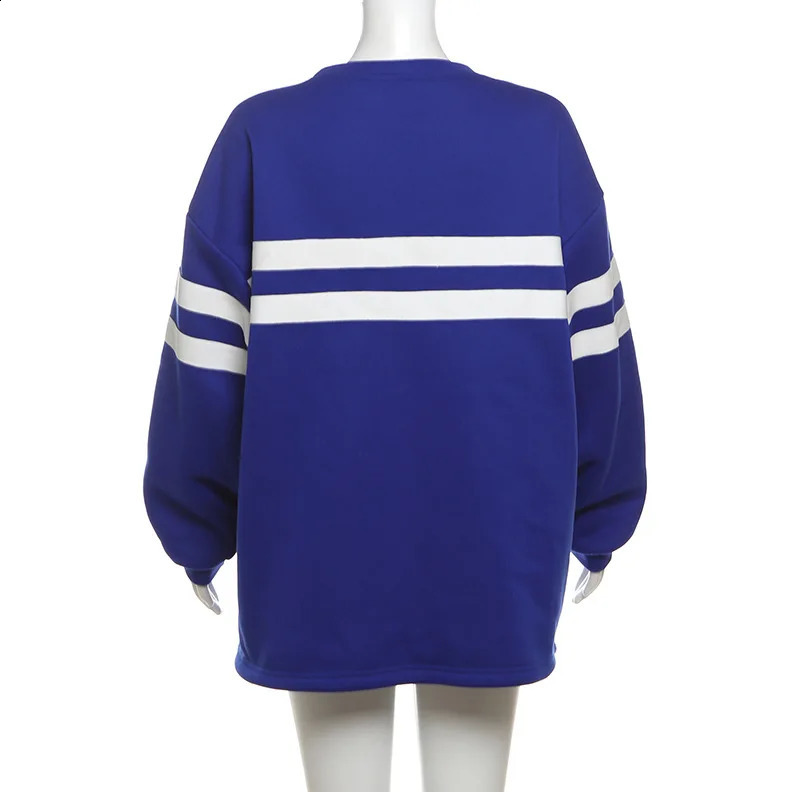 PLAZSON Loose Letter Print Pullover Women Spring Long Sleeve O Neck Sweatshirt Daily Streetwear Tops ropa de mujer sudaderas 250122