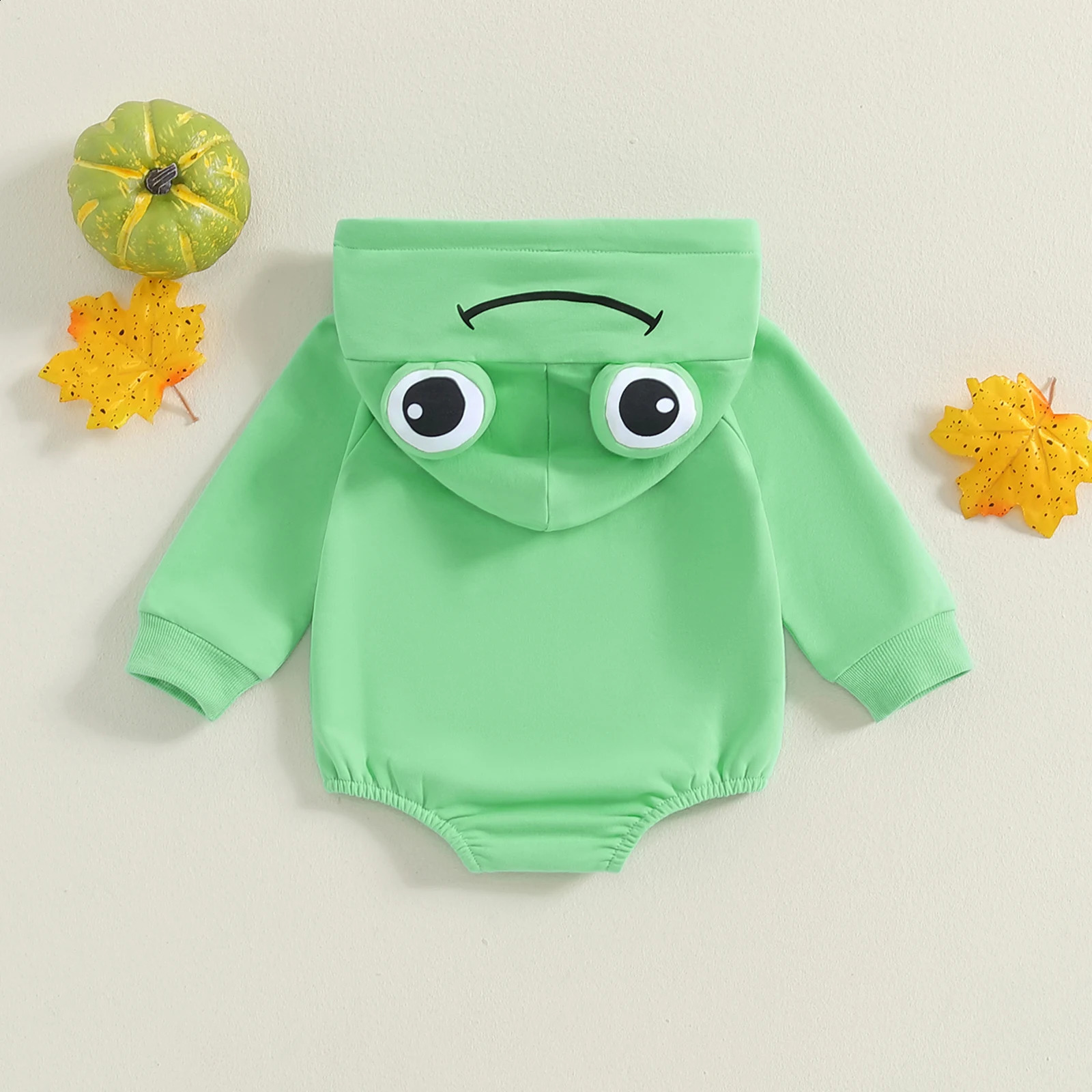 Autumn Halloween Infant Baby Boys Girls Bodsyuit Long Sleeve Hooded Costume Fall Clothes 250121