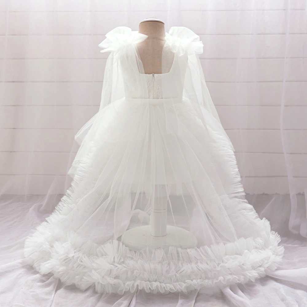 Baby Girls Elegant Princess Dress Toddler Birthday Wedding Party Dresses Infant Tulle Baptism Costume Children Clothes Dresses X250203