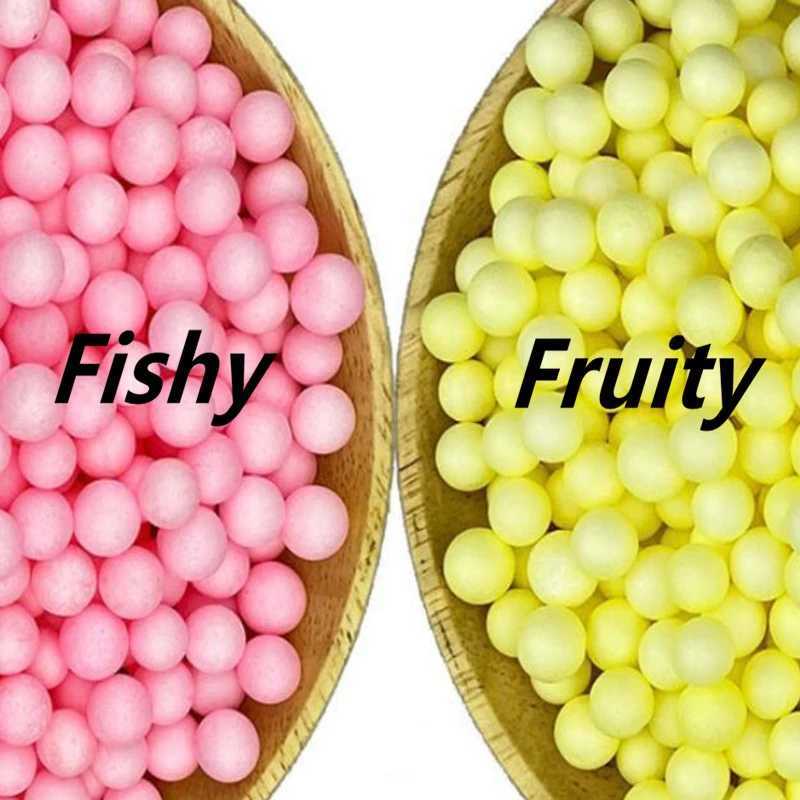 170/900pcs Foam Floats Ball Beads EPS Beans Carp Fishing Lure Boilies Sweet Smell Floating Bottom Hair Rig Popup Fishing BaitXJ250122
