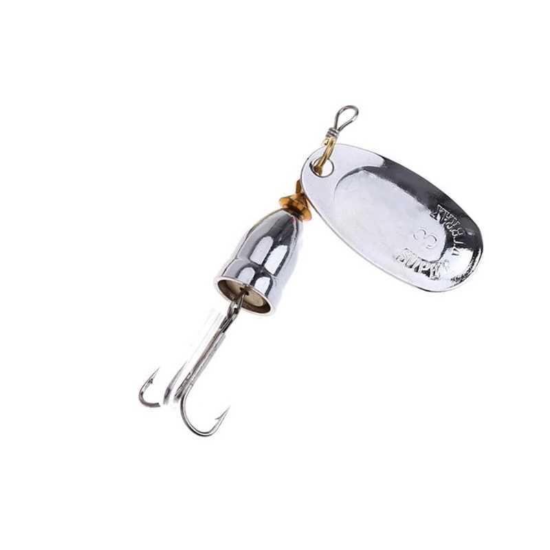 Blade Rotating Metal Lure 5g 6g 8g 10g 16g Artificial Spoon Bait Sequins Spinner Wobbler Bait with Treble Hook Fishing TackleXJ250122