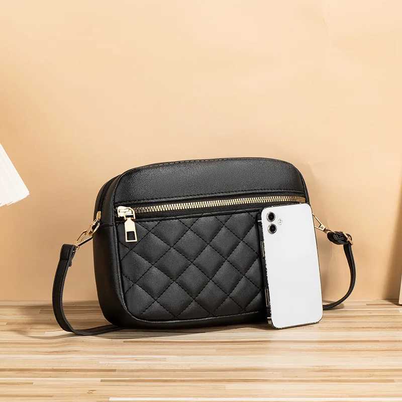 Ladies With High-end And Exquisite Bags New Womens Summer Handbag 2024 Versatile Foreign Trade Crossbody Small Square BagsXJ250121
