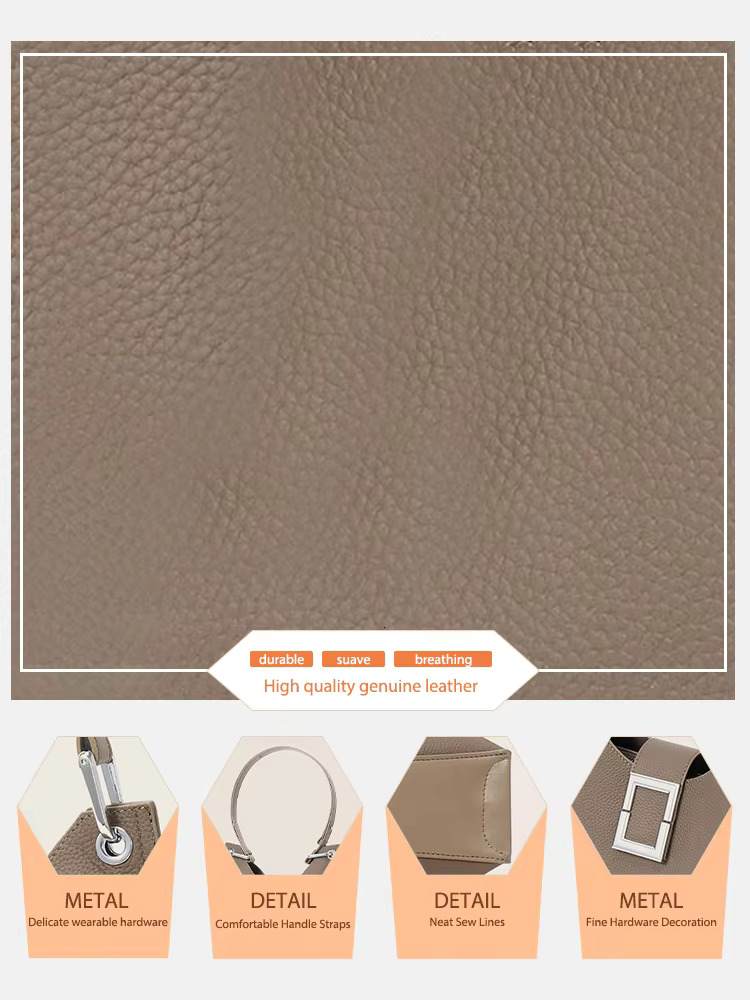 Zency French Designer Handbags Purses Fashion Women Leather High Quality Shoulder Messenger Ladies Underarm Bag