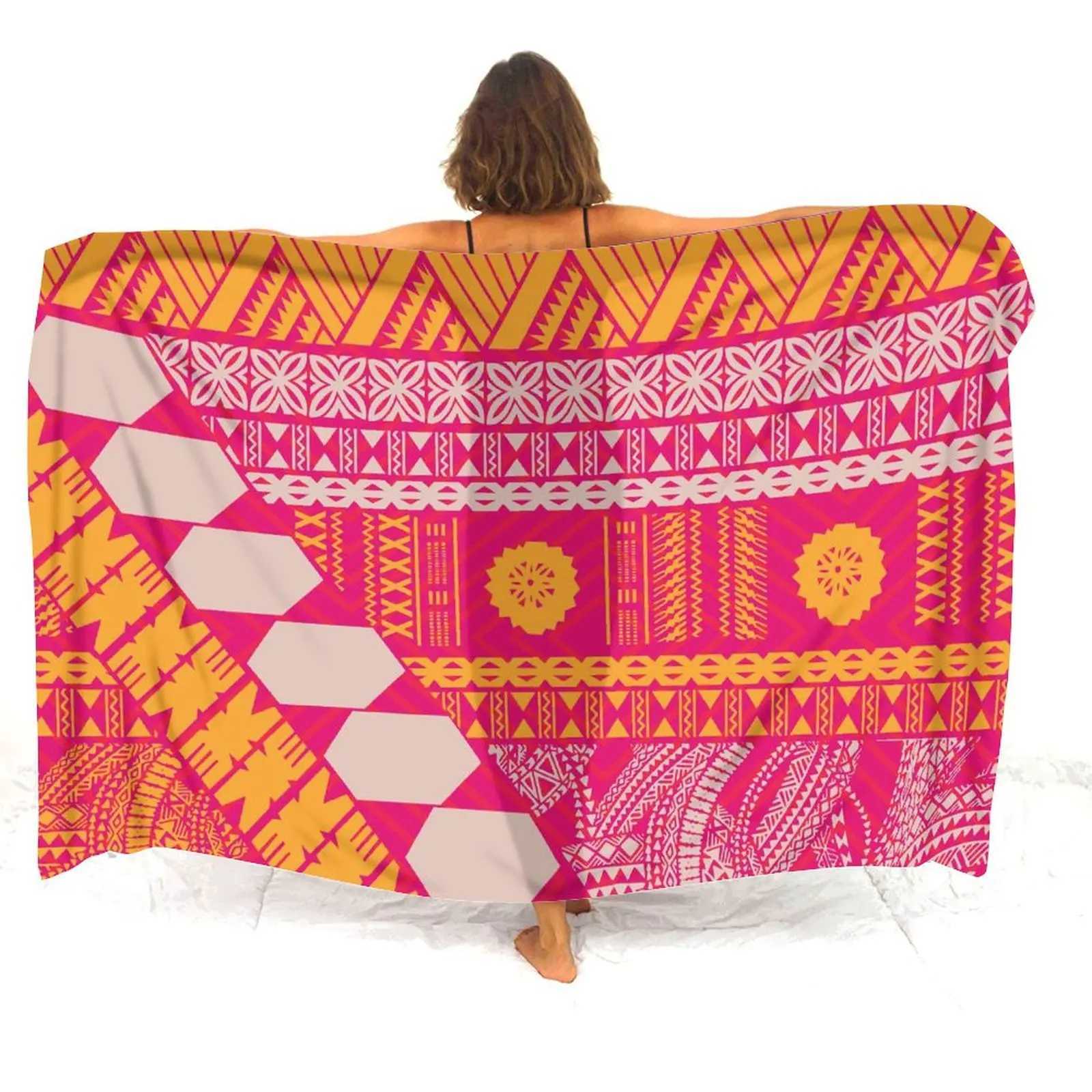 Customized beach jacket for women soft and comfortable summer cool sarong beach Polynesian party sexy jacket customization W250120