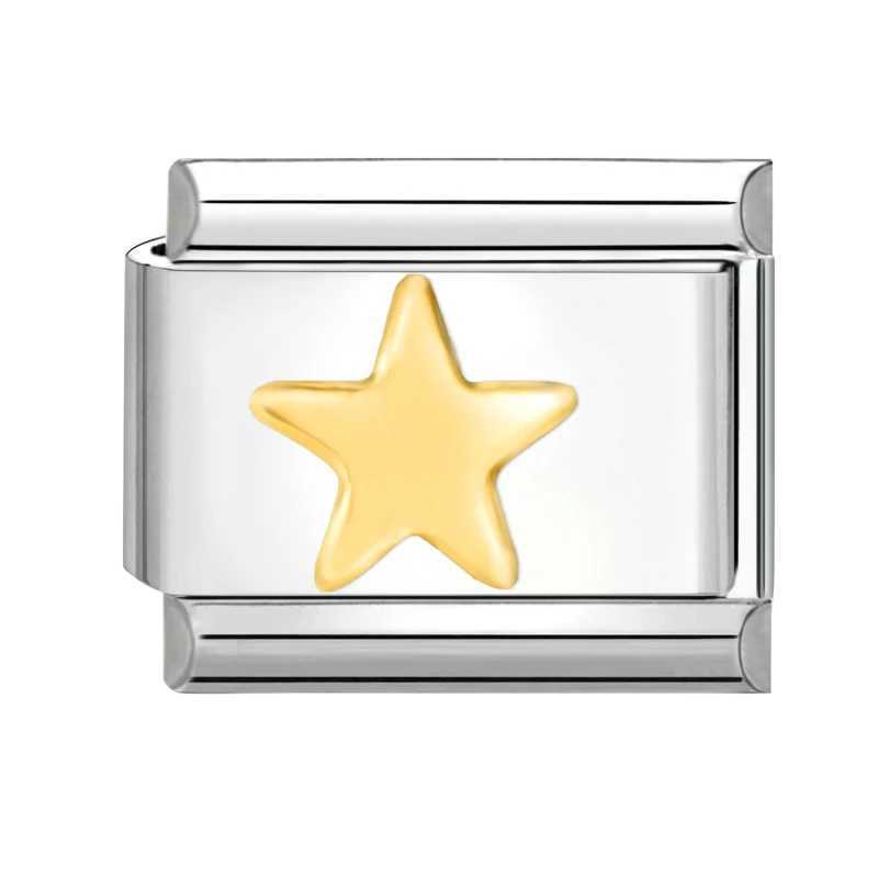 Creative Rainbow Moon Star Heart Beads Fit 9mm Italian Charm Bracelet Stainless Steel Jewelry DIY Making Gift for Girls W250121