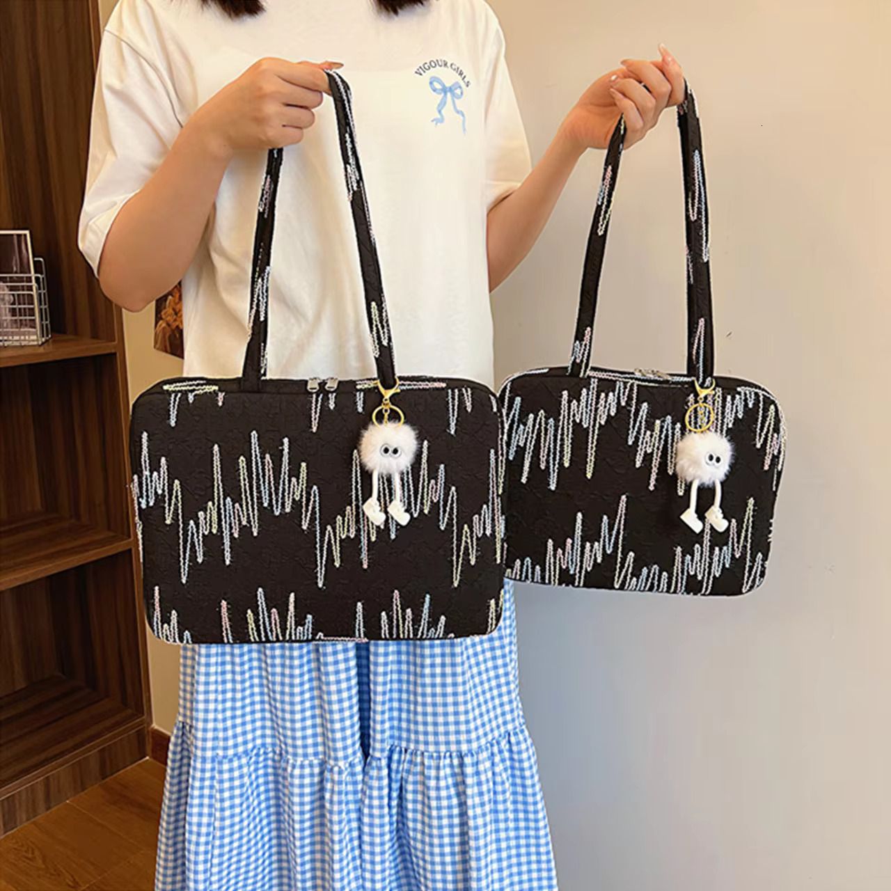 11 13 14 15 Inch Laptop Handbag Large Capacity Shockproof Notebook Bag Cute Breathable for Ipad/book/Xiaomi/Lenovo