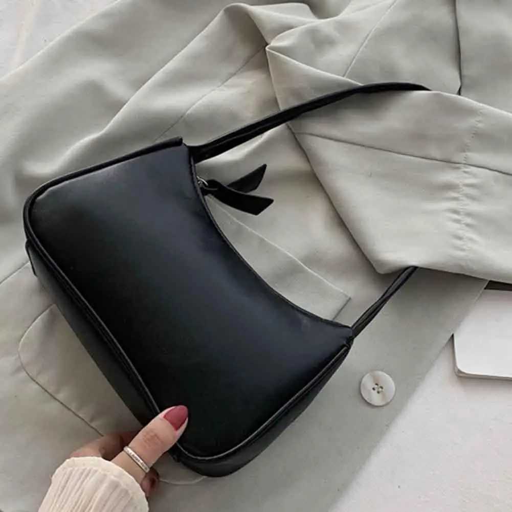 Handle Bag Women Handbag PU Leather Shoulder Totes Underarm Vintage Top Handle Bag Female Small Subaxillary Bags CluhXJ250121