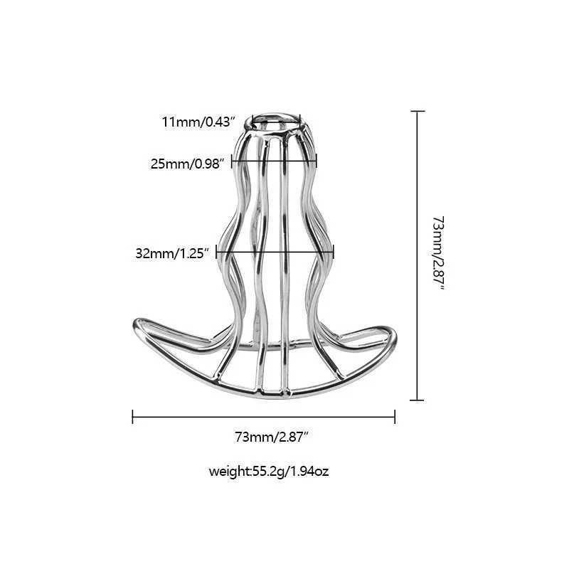Hollow Metal Anal Plug Sex Toy Stainless Steel Vagina Speculum Anus Extender Dilator for Men Women Butt Plug Prostate MassageXJ250121