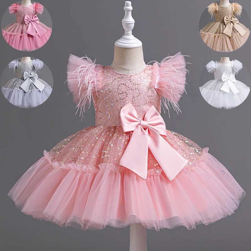 6633 Little Baby Clothing Girl Wedding Dress Kids Birthday Party Princess Dresses Children Wedding Ceremony Costume X250203