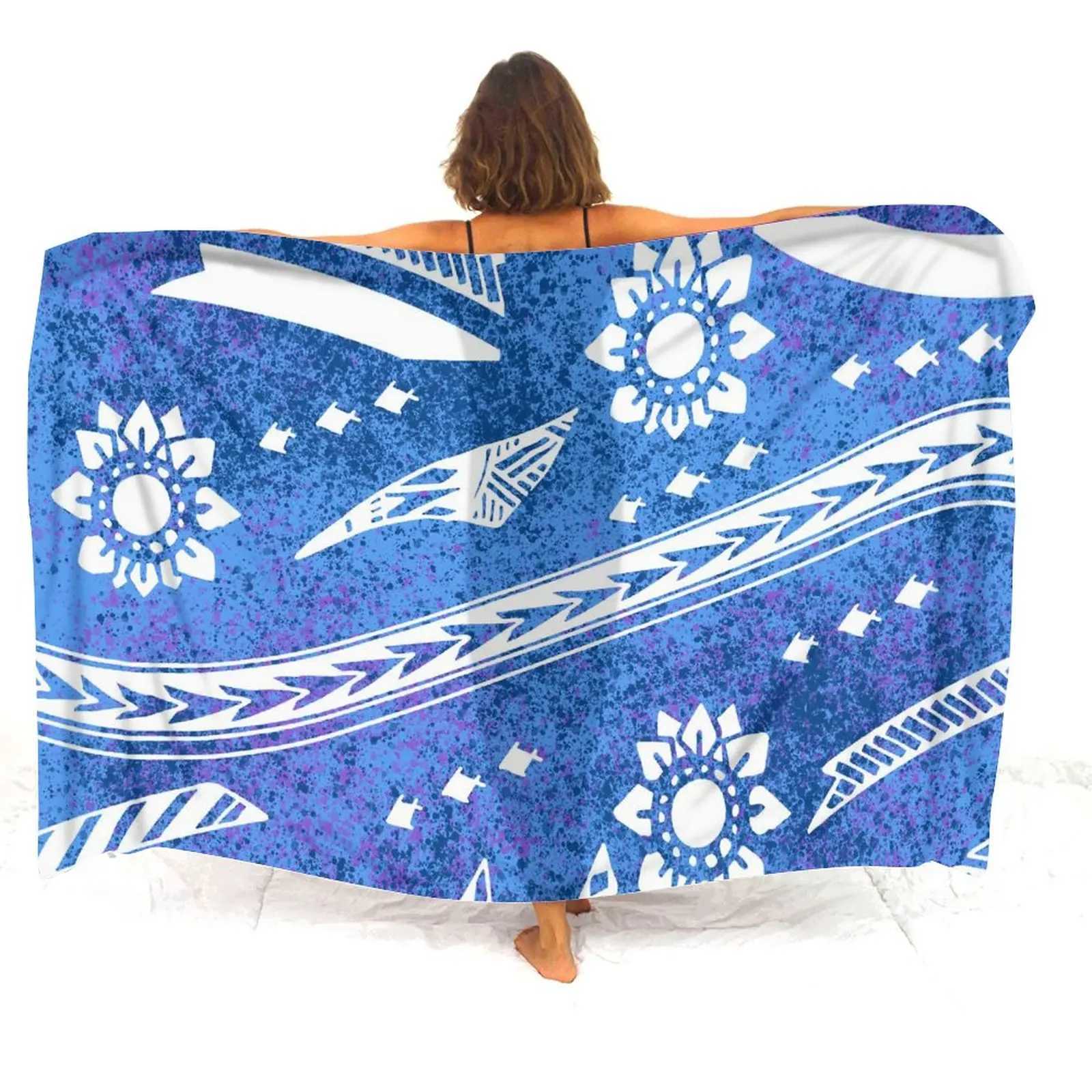Summer beach jacket one-piece Sarong custom Polynesian womens Sarong bikini jacket sun protection Shl beach scarf 2024 new W250120