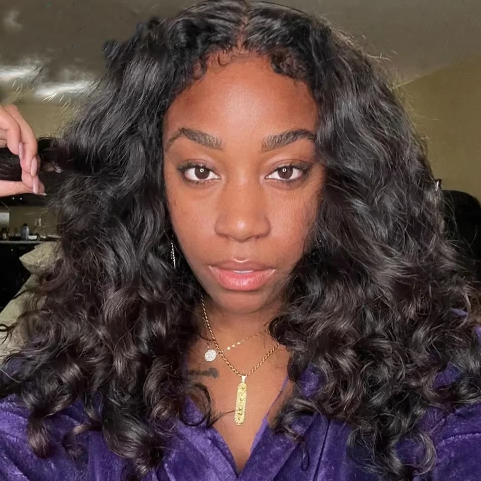 Natural Wave 360 full Lace Frontal Wig 4c Edges Baby Hair Glueless Wig Human Hair Ready To Wear Virgin 13x4 Lace Front Human Hair Wigs