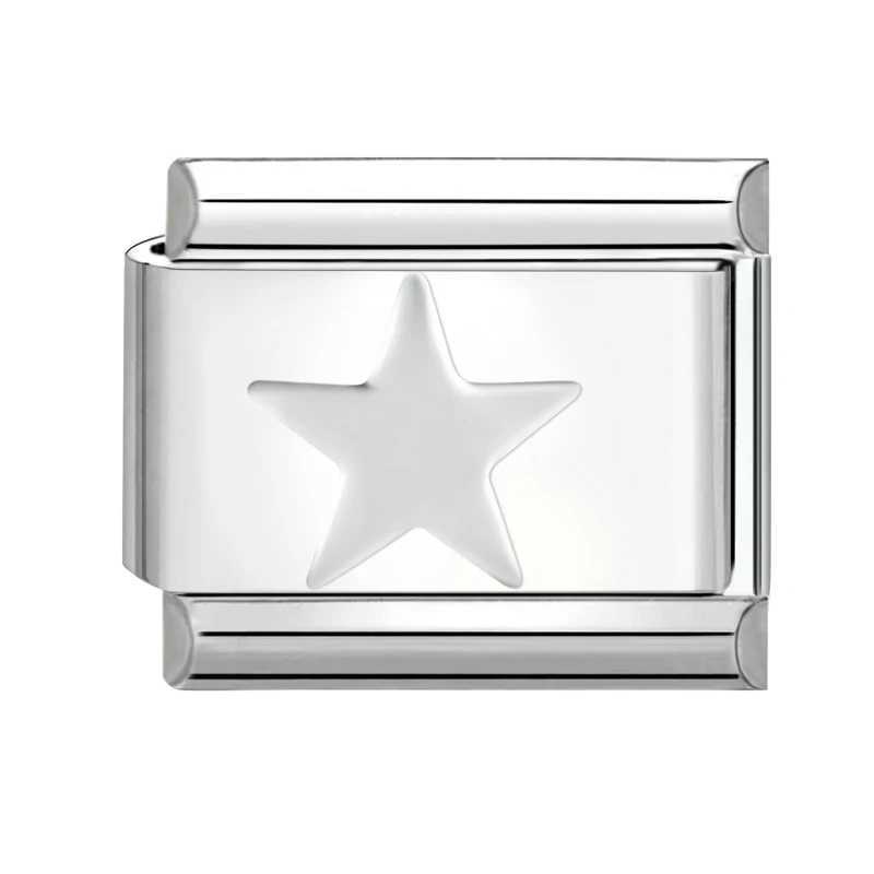 Creative Rainbow Moon Star Heart Beads Fit 9mm Italian Charm Bracelet Stainless Steel Jewelry DIY Making Gift for Girls W250121